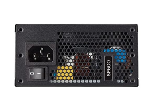 Corsair SF Series, SF600, 600 Watt, Fully Modular Power Supply, 80+ Gold Certifi...